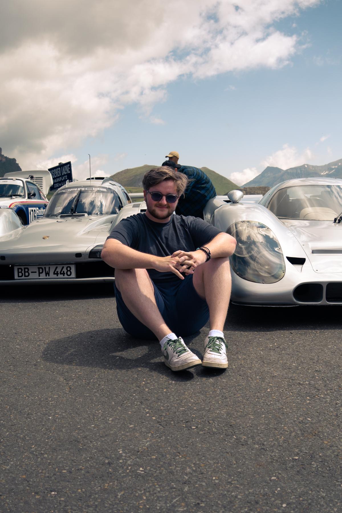 Finean Rentel during a shoot